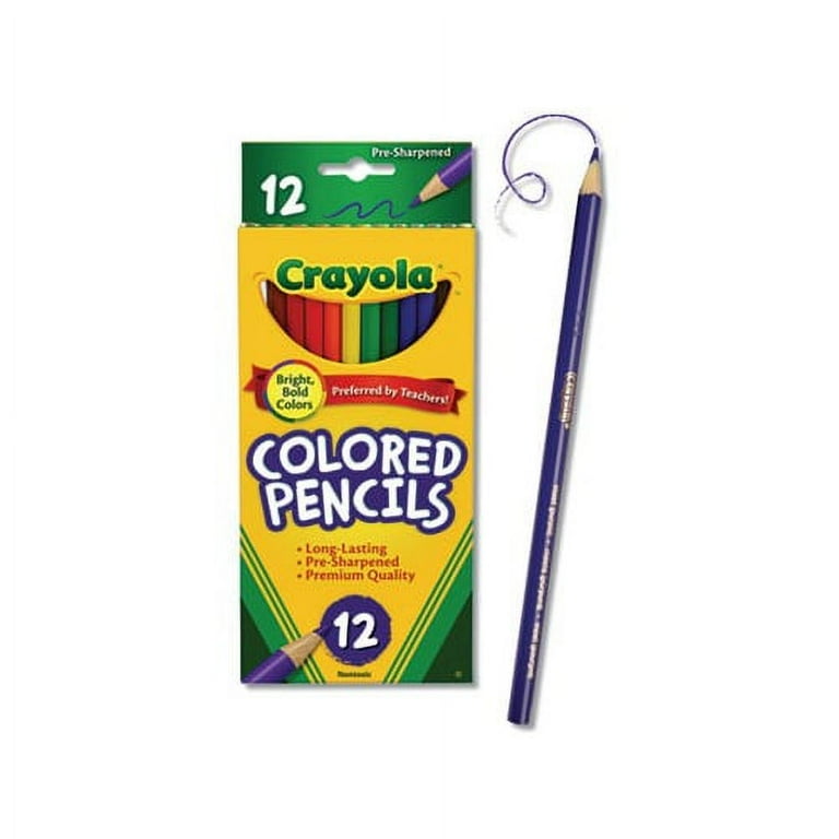 Colored Pencils, 12 Assorted Lead and Barrel Colors, 12/Set Colored Pencils, 12 Assorted Lead and Barrel Colors, 12/Set