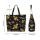 thumbnail image 5 of Disketp Hohey Bee Golden Embroidery Bolsa Tote Estampada para Mujer, Bolso de Hombro y de Mano para Compras y Viajes, 5 of 8