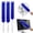 Blue 3 Pcs, variant on Fan Brush for Cleaning, Bendable Microfiber Duster with Flexible Core for High Reach, Ideal for Dusting Electric Fans and Computer Screens