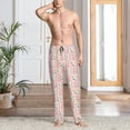 thumbnail image 2 of Naloa Rabbit Pajama Pants Men, PJ Bottoms, Sleep & Lounge Pants-Small, 2 of 6