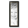 thumbnail image 2 of ArtToFrames 7x22 inch Black Velvet with Gold Picture Frame, Black MDF Poster Frame (4690), 2 of 7