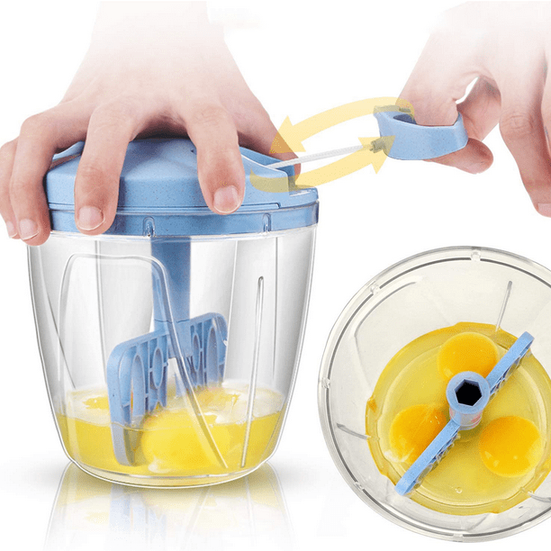 Manual Hand Pull Food Chopper Large Capacity Kitchen Onion Garlic