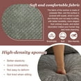 thumbnail image 7 of Adjustable Foldable Human Dog Bed Sofa,Bean Bag Floor Chair for Adults,  Gray, 7 of 7