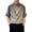 L360-Khaki, variant on xfsWaSs Summer Men's Short Sleeve Shirts Ice Silk Drape Fashion Casual Tops Collarless Asymmetric Button Closure Blouses Streetwear Stylish Shirts