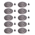 thumbnail image 2 of Juego De Tornillos De Remache, 10 Juegos De 32 Mm De Fijación Segura, Material De aleación De Zinc, Botones De Remache De Metal, Fácil Instalación Para Bolso De Cinturón Con, 2 of 7