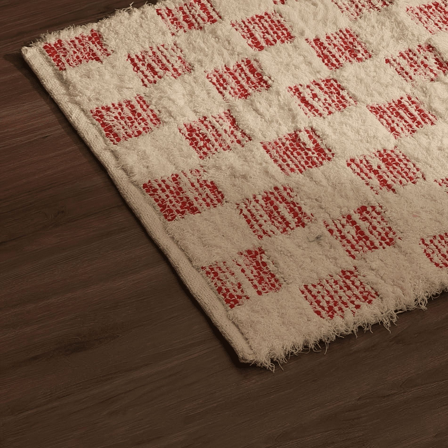 36" x 24" Scatter Accent Rug, Soft Cotton Polyester Blend Textured Fringed Rug, Stylish Decorative Carpet for Living Room Bedroom Entryway Cozy Corners Home Decor