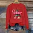 thumbnail image 6 of Busydd Christmas Sweatshirts for Women Fashion Fall Print Womens Tops Casual Comfortable Cotton Crew Neck Long Sleeve Shirts for Women S, 6 of 6