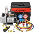 thumbnail image 1 of Kit de bomba de vacío de aire y manómetro de corriente alterna | VIVOHOME, 1 of 7