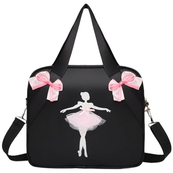 Vjnyvs Cute Ballet Dance Bag, Sports Bag, Handbag, Crossbody Bag, Ballerina Duffle Bag, Gymnastics Sports Duffel Bag for Dancer