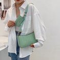 thumbnail image 4 of Sywqhk Moda Mujer Patrón De Piedra Bolso De Hombro Monedero 2 Piezas Bolsas Compuestas (Verde) Sywqhk Para estrenar, 4 of 9