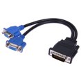 thumbnail image 4 of Peggybuy DMS-59 Pin Male to 2 VGA 15 Pin Female Splitter Adapter Cable, 4 of 6