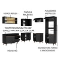 thumbnail image 4 of Madesa Gabinete de Cocina Integral Completa de Esquinero 402 cm Reims Negro 01, 4 of 8