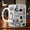 Black, variant on Scientist Mug 3D Effect Custom Name Laboratory White Mug for Chemist Science Lab Gift