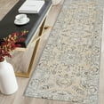 thumbnail image 6 of Medallion Rugs, Beige Rug, Vintage Design Rug, Floral Rug, Luxury Rugs, Turkish Rug, Car Mat, Anti-Slip Carpet, Accent Soft Rug, Bath Rug, 2.6'x9.2' - 80x280 cm, 6 of 9