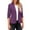 Purple, variant on Dezsed Blazers for Women Business Casual Womens Blazer Solid Long Sleeve Suit Jacket Tops Ladies Office Wear Coat Dark Blue XXL