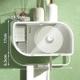 thumbnail image 3 of Wall Mounted Washcloth Storage Box Waterproof Tissue Paper Cotton Pad Organizer, 3 of 7