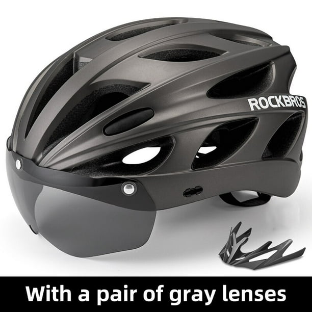 ROCKBROS-casco de ciclismo ultraligero Unisex, gafas para bicicleta de montaña o de carretera Fivean Cascos de ciclismo