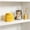 Yellow, variant on Cififendec Sealed Ceramic Pet Urn, 3.74"×3.66", Airtight Lidded Animal Ashes Memorial Jar for Indoor Dresser Display Gentle Pet Remembrance Keepsake