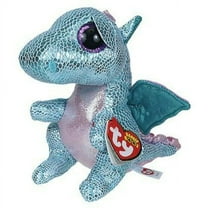 Ty Beanie Boos - HOLLY the Dragon (Glitter Eyes) (Regular Size 6" Plush) With Fun Chops