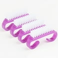 thumbnail image 5 of UDIYO Small Horn Shape Plastic Dust Cleaning Brush Manicure Nail Art Pedicure Tool, 5 of 7