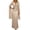Gold, variant on Womens Elegant Party Dress with Sequin Detail Long Sleeve V Neck Evening Gown for Events Blue L