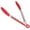 Red, variant on Non-Stick Silicone Locking Tong,Stainless Steel Mini Kitchen Food Tongs with Non-Slip Silicone Tips and Grip for Cooking, Baking and BBQ - Heat Resistant