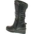 thumbnail image 3 of Lucky Top Pure 65k Little Girls Wedge Shearling Boots Black, 3 of 4