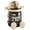 colorC, variant on golytefs Robot Trash Can W/lid Plastic Garbage Can for Home Office Dorm (Sitting White)