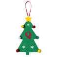 thumbnail image 2 of Kabnic Mini Christmas Tree Decorations 2024 New Christmas Tree Decorations Mini Christmas Tree Embroidery English Letter Christmas Pendant Small Pendant, 2 of 2