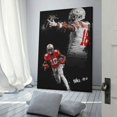 thumbnail image 3 of Marvin Harrison Poster Canvas Poster Artworks Canvas Poster Room Aesthetic Wall Art Prints Home Modern Decor Gifts 24x36inch(60x90cm), 3 of 6