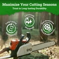 thumbnail image 5 of 2-Pack 20" Full Chisel Chainsaw Chain D70 Replacement for McCulloch Pro Mac 610 Chainsaws - (20 inch, 3/8" Pitch, 0.050" Gauge, 70 Drive Links), 5 of 8