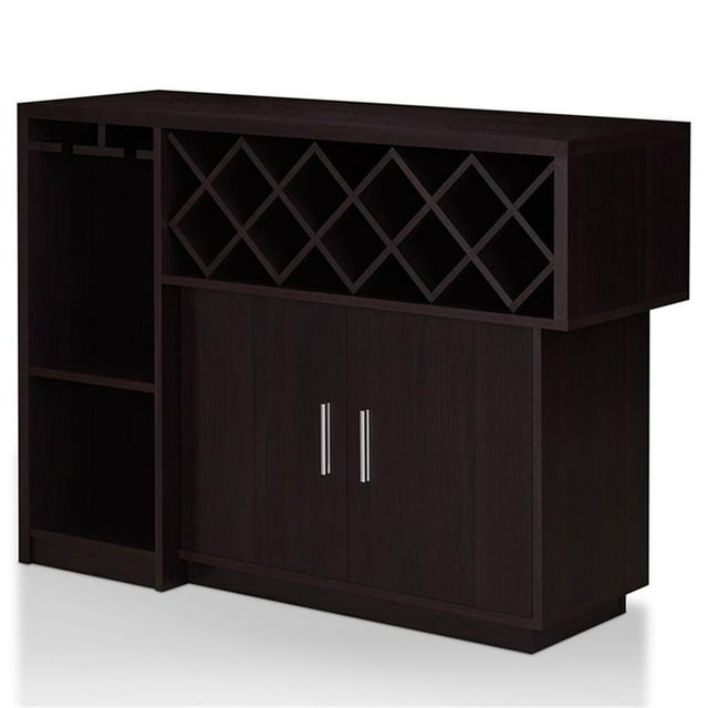 Furniture of America Buffet de Rangement Multiple en Bois Derick en Espresso