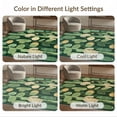 thumbnail image 7 of ODIKA 9'x12' Washable Area Rug Non-Slip, Chair-Friendly Botanical Print Mid Century Forest Sunset Abstract Monstera Round for Dining Room, Basement, Large Office, 7 of 7