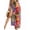 Animal, variant on Women Sheer Sarong High Slit Swimsuit Coverups Floral Print Chiffon Wraps Beach Cover Up Leopard Lily Pattern One Size