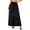 Black, variant on Women's Pants Casual Elastic High Waisted Wide Leg Pants Beige M Palazzo Pants with Pockets
