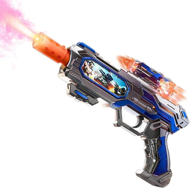 Pistola de juguete DaoDaoZhu iluminada con sonido de aerosol para niños de 3 a 7 años