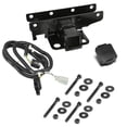 thumbnail image 3 of Convient 2007-2018 Jeep Wrangler JK Rugged Ridge Attelage de Remorque Arrière 11580.52 Classe II; Tube Carré; Récepteur 2 Pouces; à Visser; avec Faisceau de Câblage/logo Jeep, 3 of 5