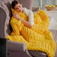 thumbnail image 2 of Giant Yarn Soft Wool Yarn Super Chunky Yarn Knit Yarn Extreme Arm Knitting Bulky Roving Yarn DIY for Finger Knitting Crocheting Felting Making Rugs Blanket, 2 of 9