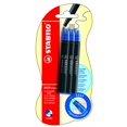 thumbnail image 1 of Stabilo Easyoriginal Refill Cartridge Medium Pack Of 6 Blue (Erasable), 1 of 2