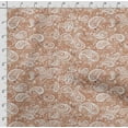 thumbnail image 4 of Soimoi Asian Paisley Print,Cotton Poplin, Sewing Fabric Sold by The Yard 42 Inch Wide,Sewing Craft Quilting/Quilt Making Fabric, Orange, 4 of 5