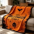 thumbnail image 4 of Cififendec Halloween Ultra Soft Flannel Throw Blanket, 51.18"×39.37", Warm Lightweight Eye-catching Cover for Sofa Nook Guest Bed Seasonal Decor, 4 of 5