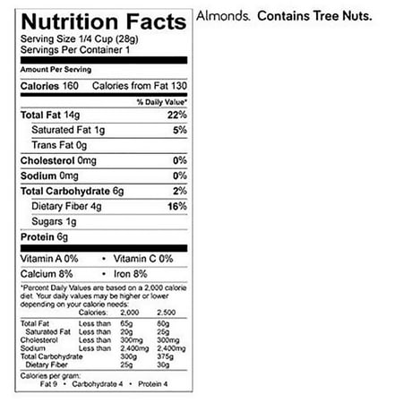 Branded TrEAT4u Raw Almonds (1 oz., 24 pk.) - cholestrol free [Qty Discount / Wholesale (Best Almonds Brand In India)