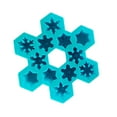 thumbnail image 2 of Btomtd Snowflake Silicone Molds Ice Cube Tray Party Ice Chocolate Home Cake Chocolate 160 Silica Gel Ice Cubes, 2 of 3