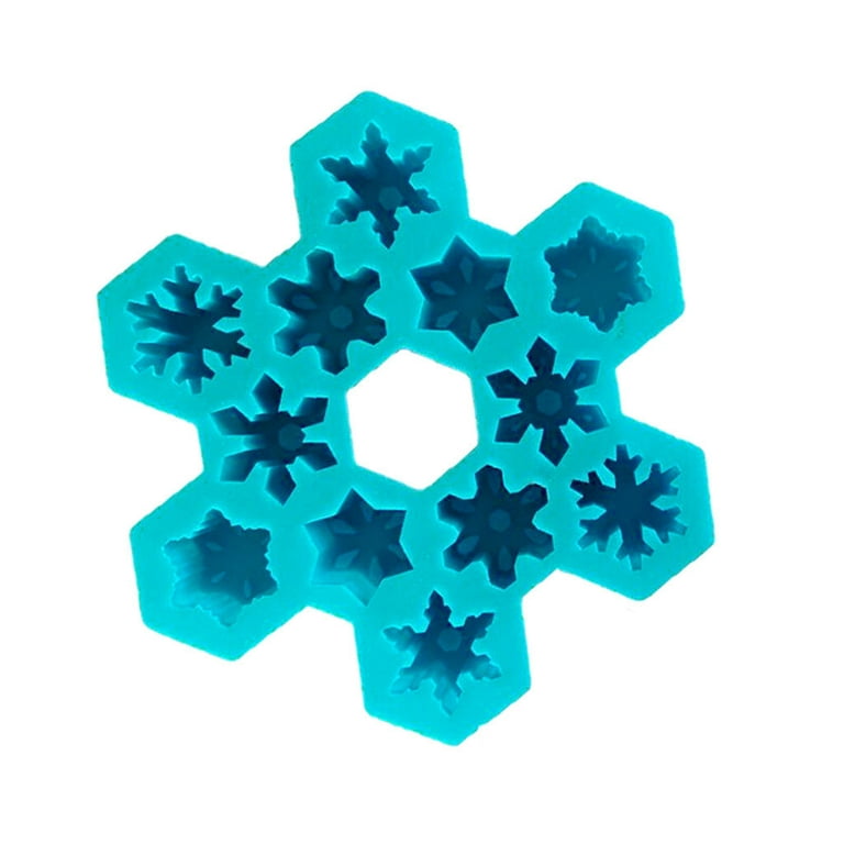 Chef Craft Blue Silicone Snowflake Ice Cube Tray - Ace Hardware