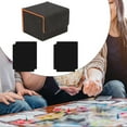 thumbnail image 2 of Caja para baraja de cartas coleccionables, caja para naipes, contenedor, protector de exhibición, coleccionable Rejilla Negro Naranja, 2 of 9
