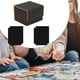 thumbnail image 2 of Caja de almacenamiento para baraja de cartas coleccionables, estándar, con 2 separadores de cartas, práctica Rejilla Negro Naranja, 2 of 9