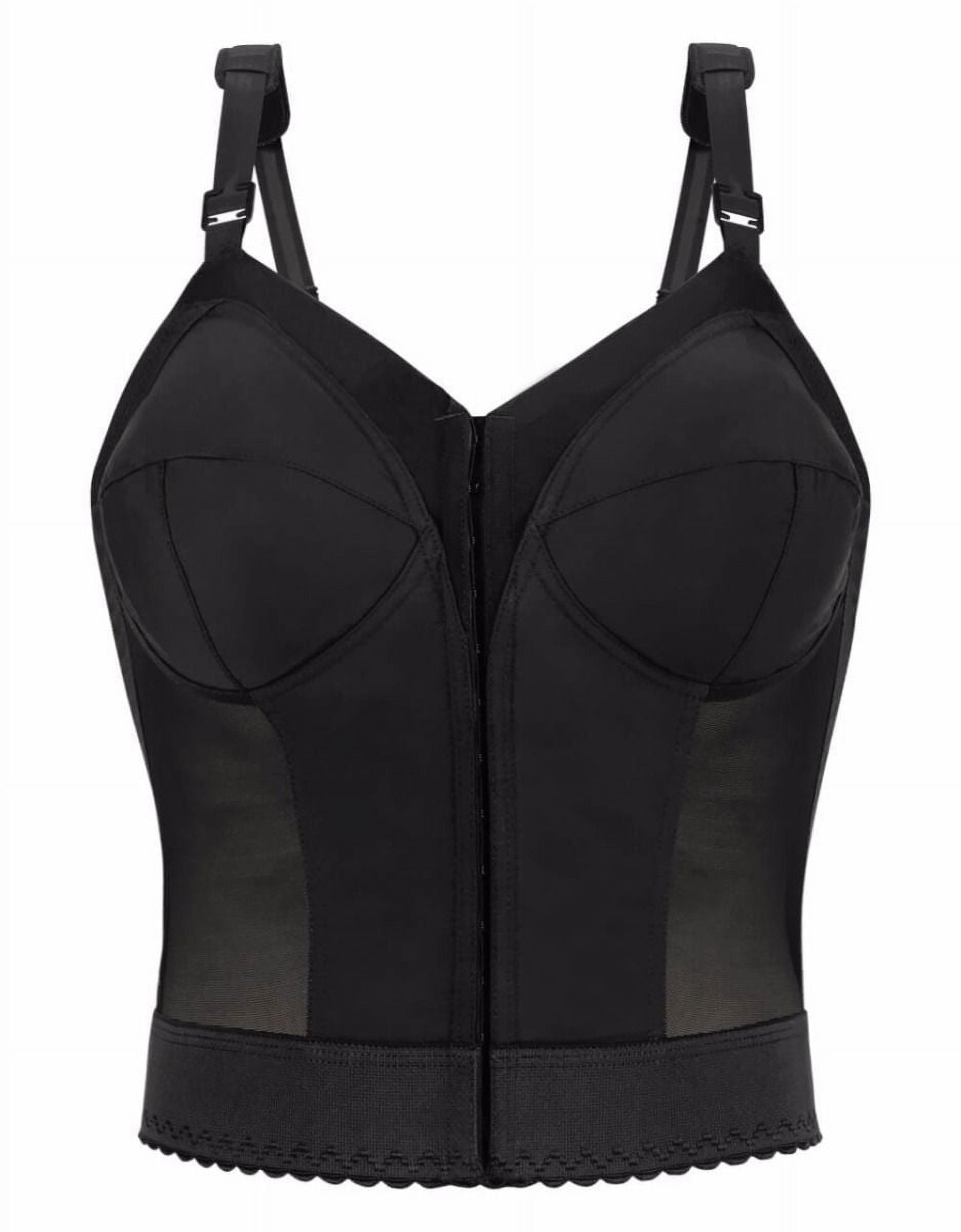 Exquisite Form 5107530 Fully® Slimming Wireless Back & Posture Support Longline Bra with Front Closure