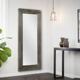 thumbnail image 6 of FENCY 58" x 24" Wood Full Length Mirrors Rustic Wall Mirror, Brown Rectangle, 6 of 11