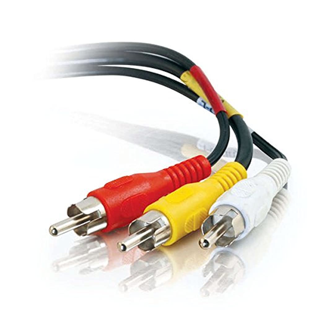 C2G 3ft Value Series Composite Video + Stereo Audio Cable - RCA Male - RCA Male - 3ft - Black - image 2 of 4