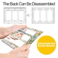 thumbnail image 4 of Yayeee Rocker Switch Wall Plate 1-Gang 4.6"x2.9" Home Decorative Outlet Cover, Colorful Wildflowers, 4 of 6